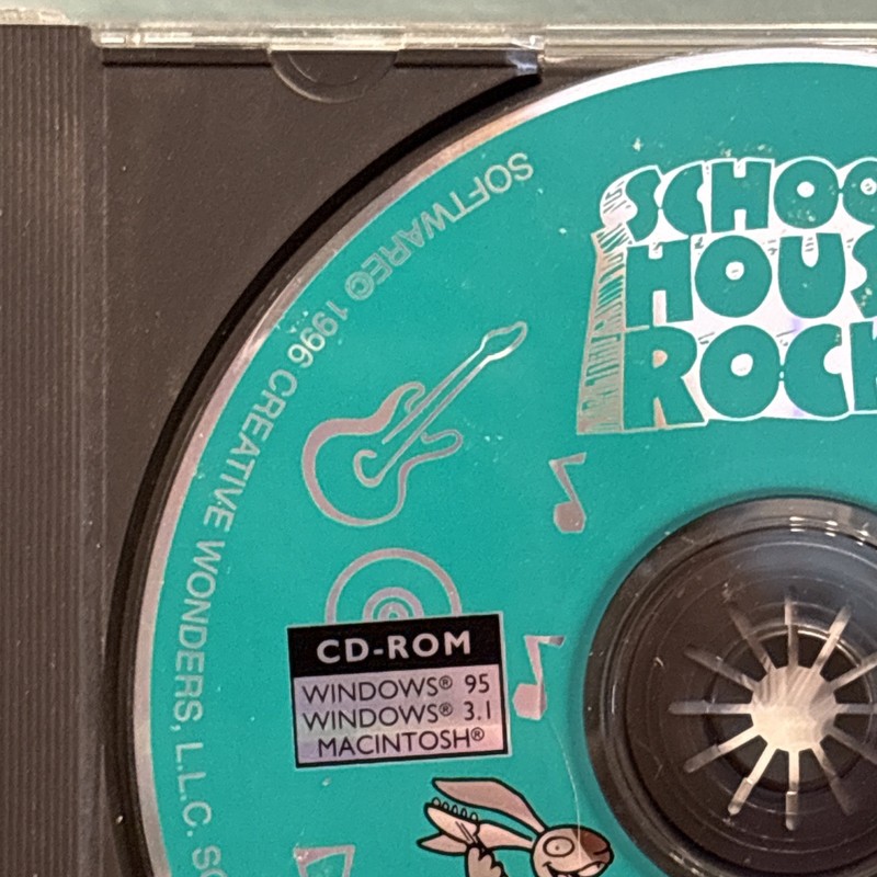 School House Rocks! Math Rock 1996 CD-ROM The Learning Company Age 6-10 gallery
