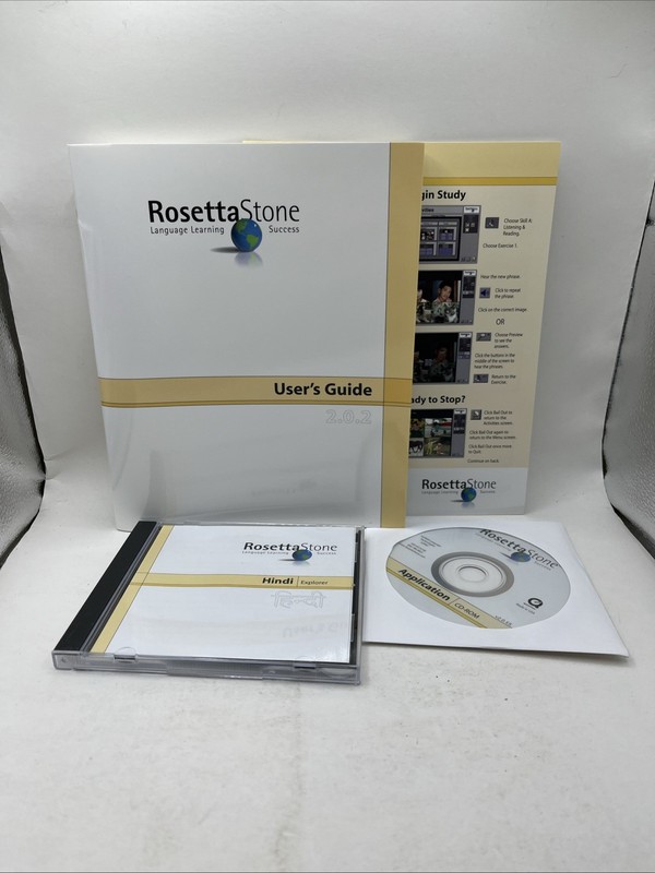 The Rosetta Stone: Hindi Explorer • CD-Rom For Windows & Mac • Mint gallery