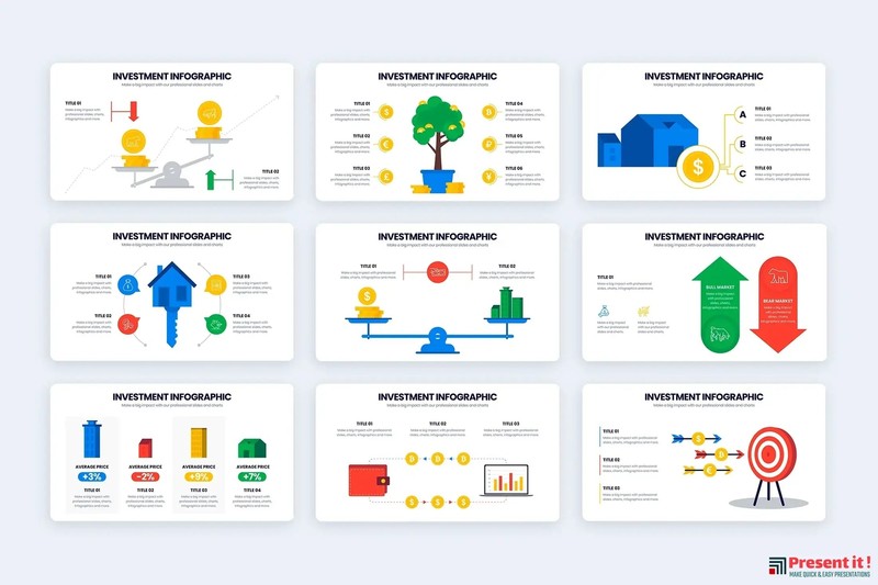 Investment Infographic Templates gallery