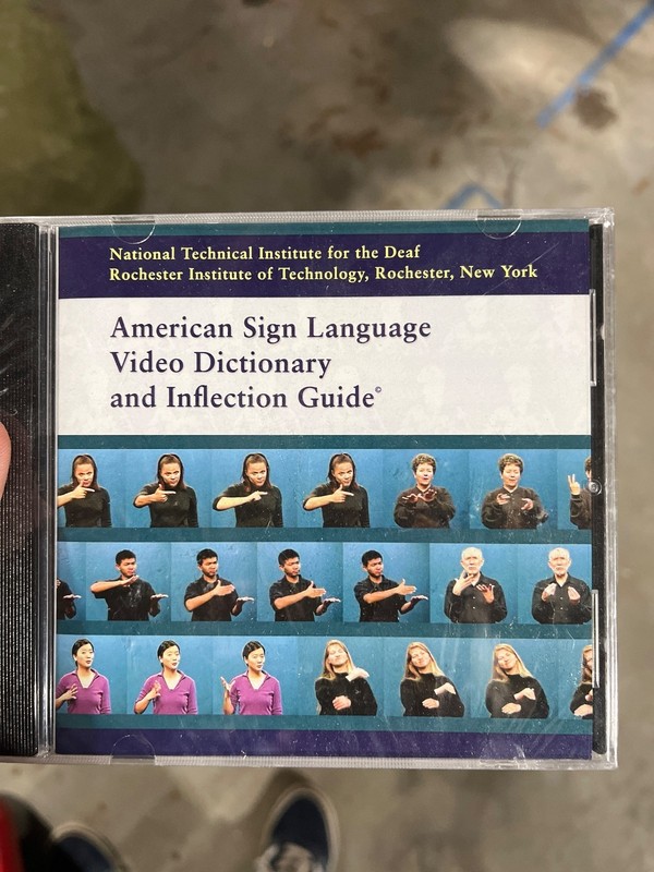 American Sign Language Video Dictionary & Inflection Guide CD-Rom for Win 95