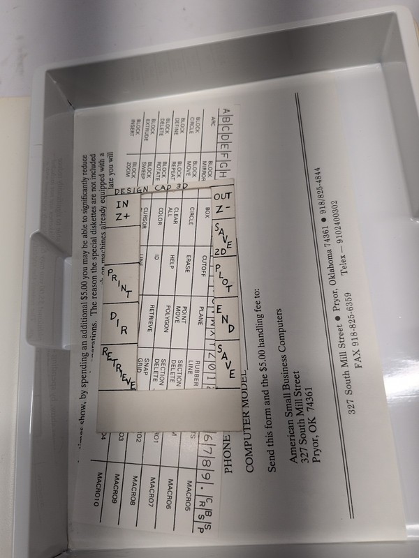 Design CAD 3-D system software floppy disk IBM gallery