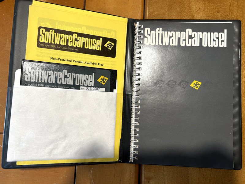Software Carousel Soft Logic Solutions vintage 1986 manual/guide gallery