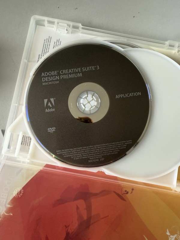 Adobe Creative Suite 3 Design Premium, 3 Disc Set, Box, Paperwork, Serial Number gallery