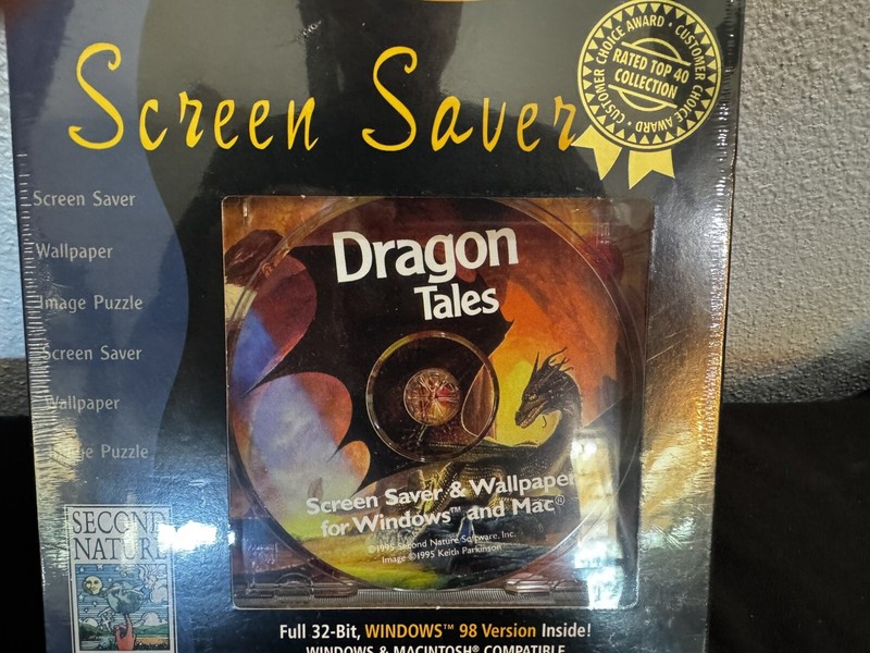 Master Series Screen Saver wallpaper DRAGON TALES -WINDOWS 98 & Macintos. NIB gallery