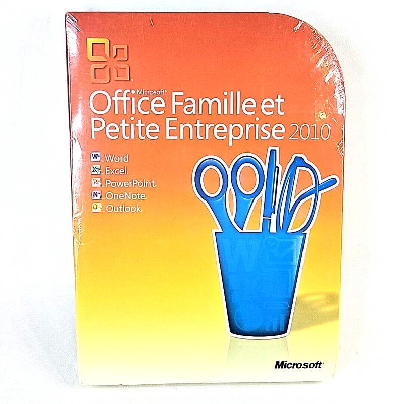 Sealed Microsoft Office Famille et Petite Entreprise 2010 -ENGLISH INTERNATIONAL