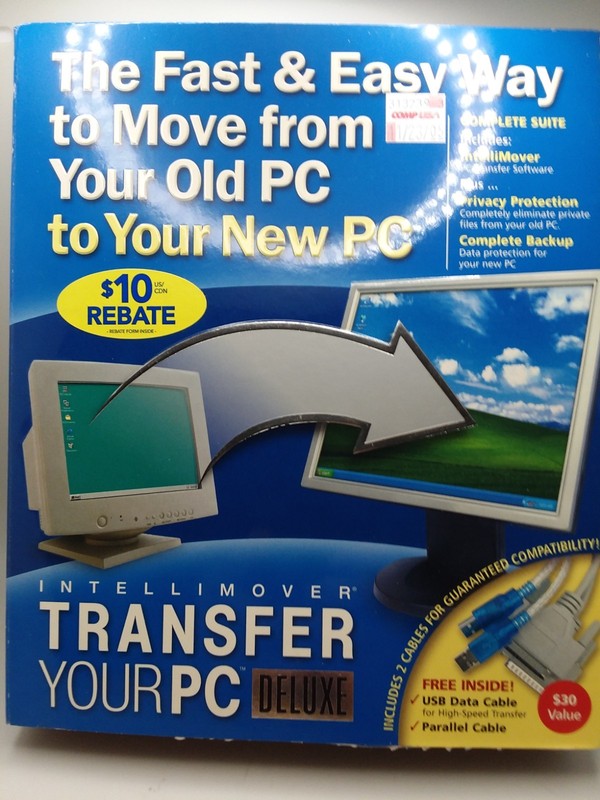 Intellimover Transfer Your PC NIB , Move from one PC to another