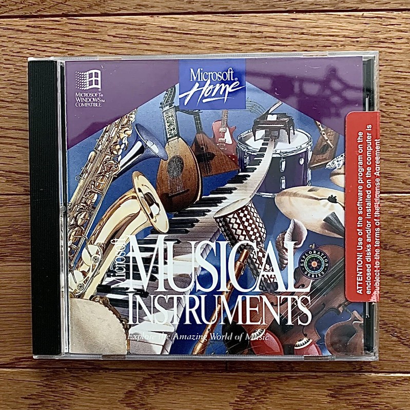 Microsoft Musical Instruments New in Original Sealed CD Case