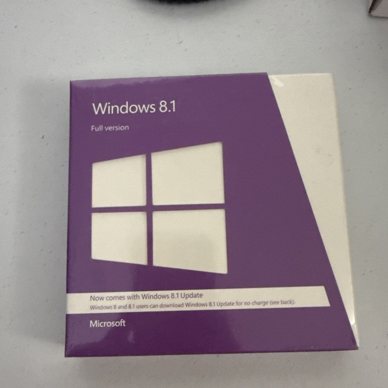 Microsoft Windows 8.1 - Full Version 32 & 64 Bit - Sealed