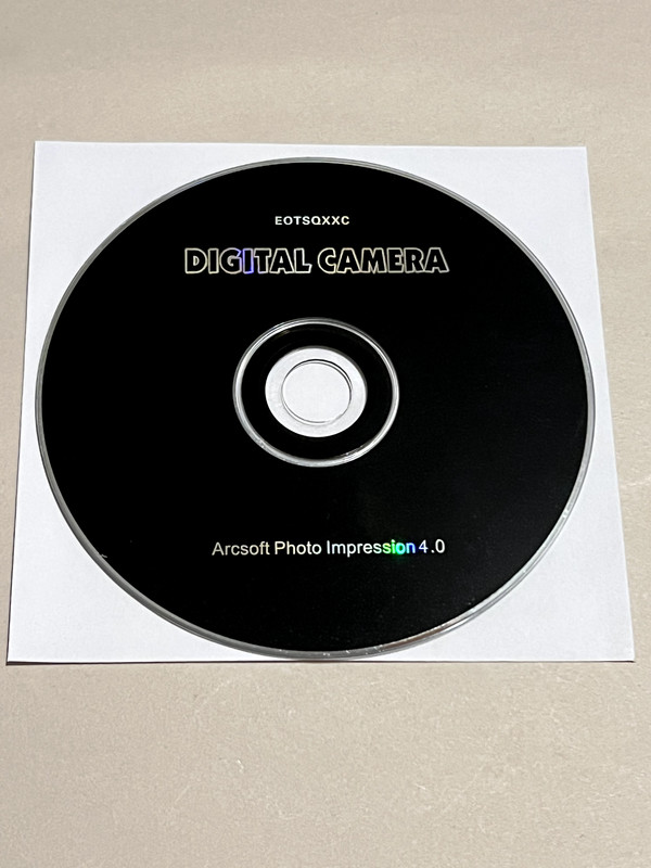 Digital Camera CD-Rom Arcsoft Photo impression 4.0 Video DISC