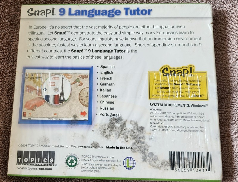 Snap! 9 Language Tutor Software *Learn A New Language* - New! gallery