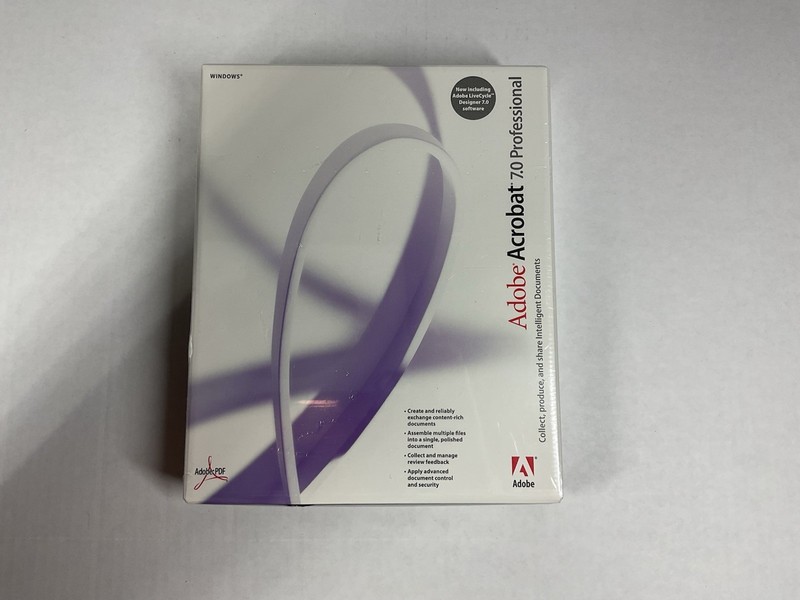 Adobe Acrobat 7.0 Professional – Windows Sealed NEW
