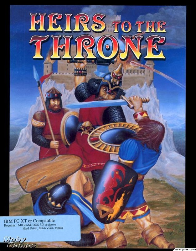Heirs to the Throne PC CD play as war baron role-playing kingdom adventure game!