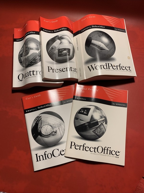 Novell PerfectOffice 3.0 Professional PC Quattro Presentations Paradox 5.0 + gallery