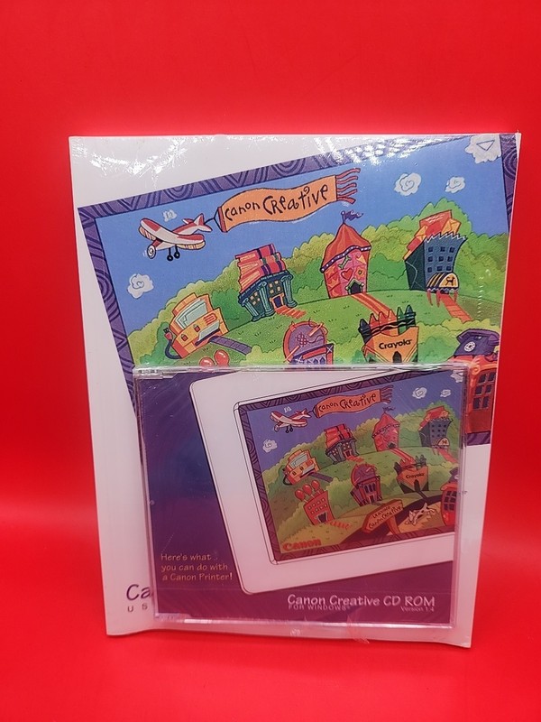 CANON CREATIVE CD-ROM version 1.4 with Manual brand new factory sealed