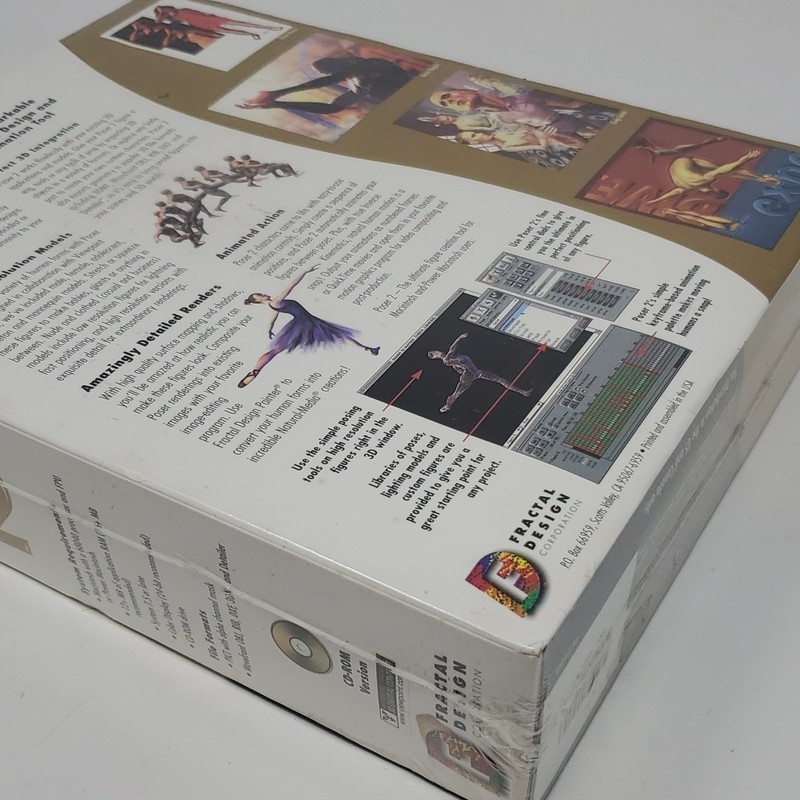 POSER 2 Figure Design Animation Tool Macintosh PC Fractal Design Co Sealed New gallery