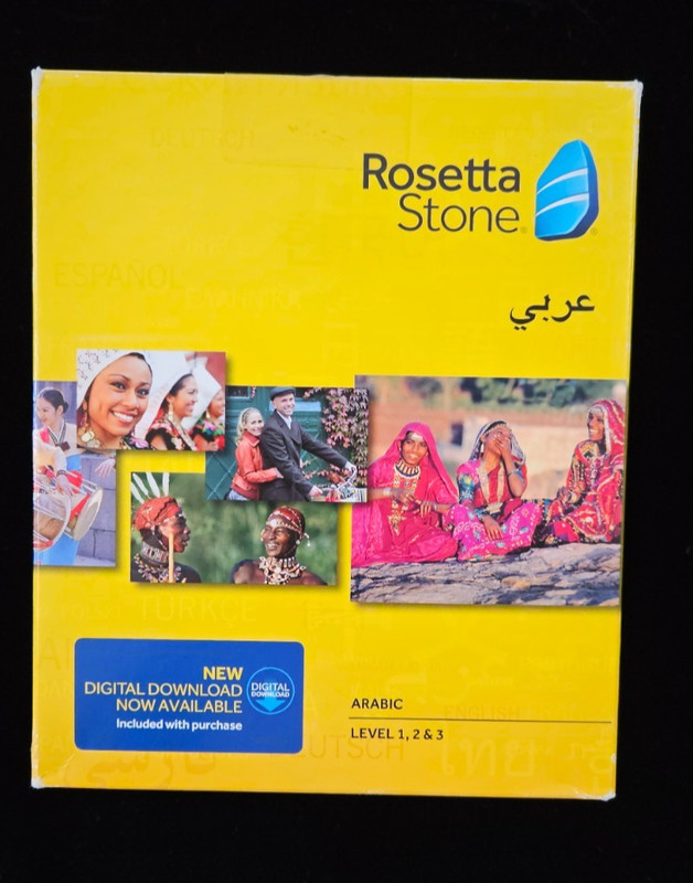 Rosetta Stone Arabic, Level 1, 2 & 3, Version 4, No headphones