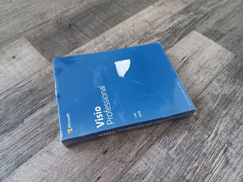 NEW Microsoft Visio Professional 2019 1 PC User License Retail Box Sealed Key gallery