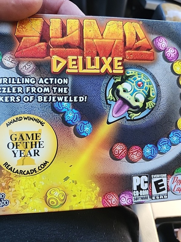 Zuma Deluxe PC CD-ROM Software Video Game Pop Cap Games 2004