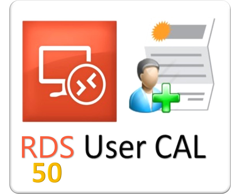 Windows Server 2025 Remote Desktop Client Access Licenses - 50 User RDS CALs