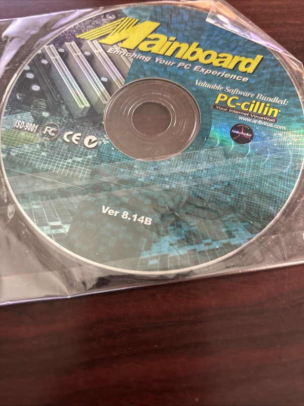 Mainboard PC CD with PC-Cillin software bundled Tested Ships N 24h gallery