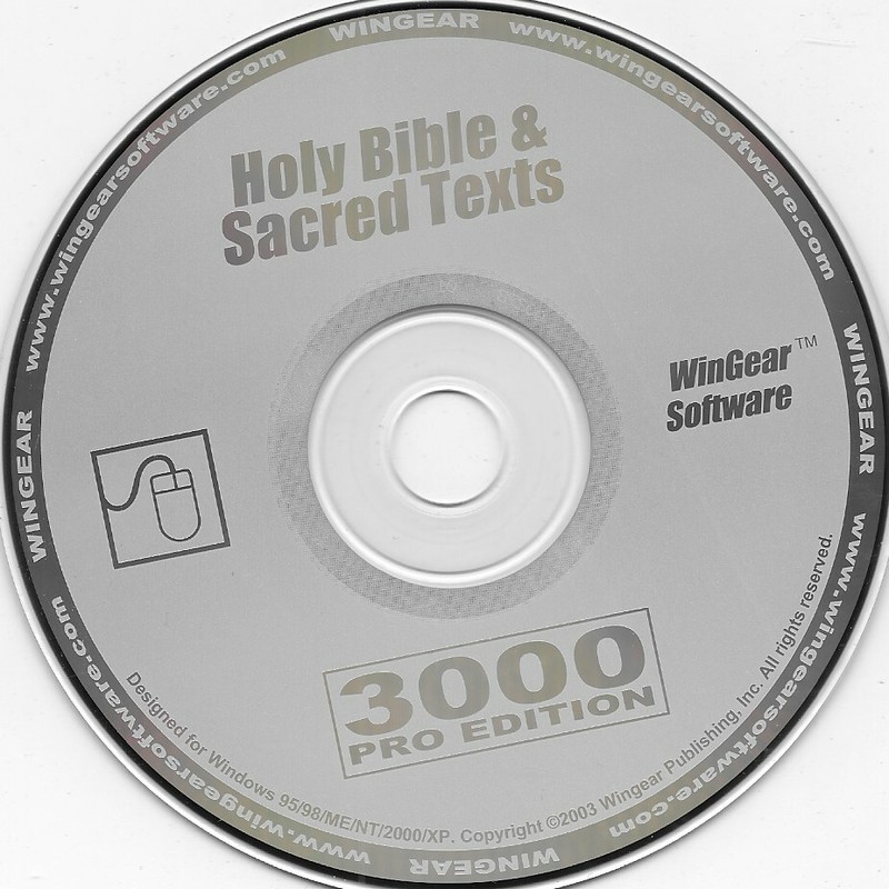 Win Gear Bible And Sacred Texts 3000 Pro 2003 - Bibles! Windows 95/98/NT/ME & XP gallery