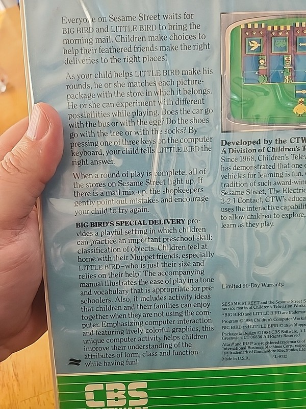 Commodore 64 Sesame Street: Big Bird's Delivery & Ernies Magic Shapes + More gallery