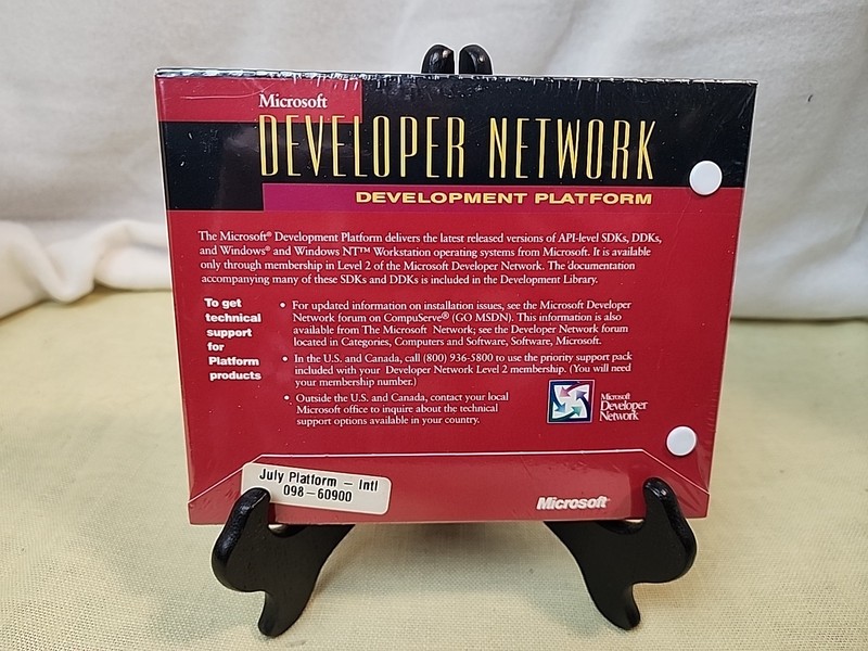 Microsoft Developer Network Operating Systems & SDKS 1995 95 NEW INTERNATIONAL gallery