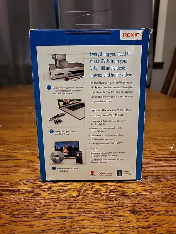 Roxio Easy VHS to DVD for Windows Create DVD Movies from VHS & Audio Tapes To CD gallery