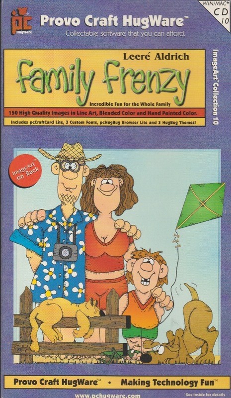Provo Craft Hugware: Family Frenzy Collection 10 PC MAC CD images Leere Aldrich