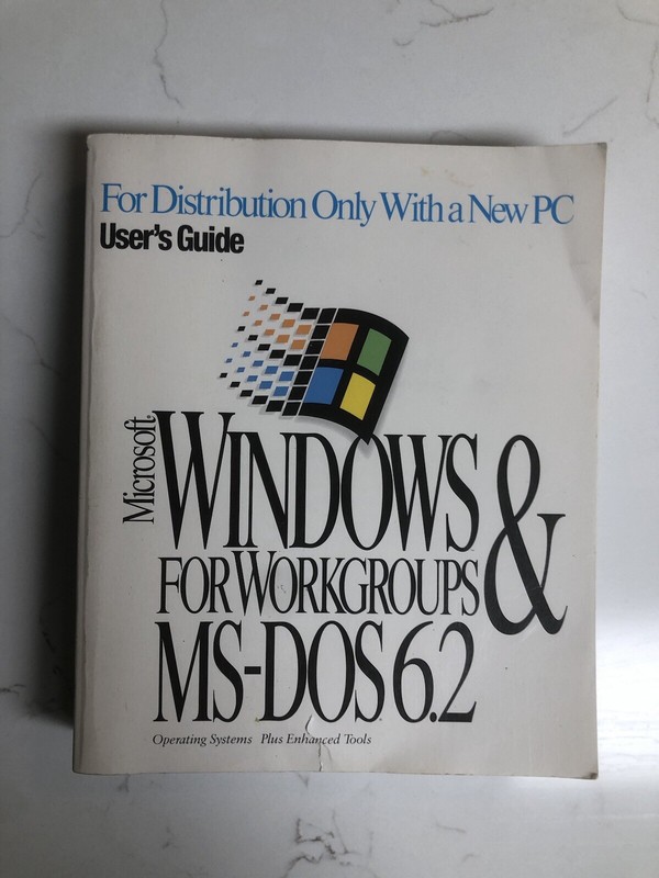 🔥Microsoft Windows for WorkGroups and MS-DOS Users Guide🔥