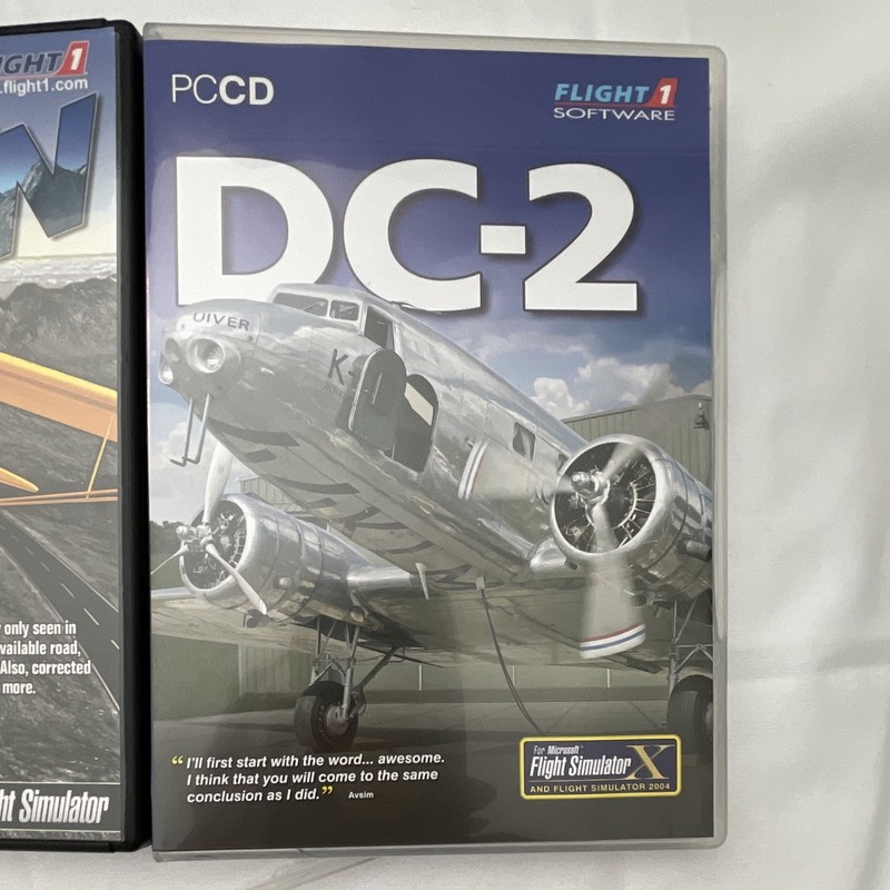 Flight 1 Flight Simulator Add-Ons Lot DC-2 & Ultimate Terrain USA CD English gallery