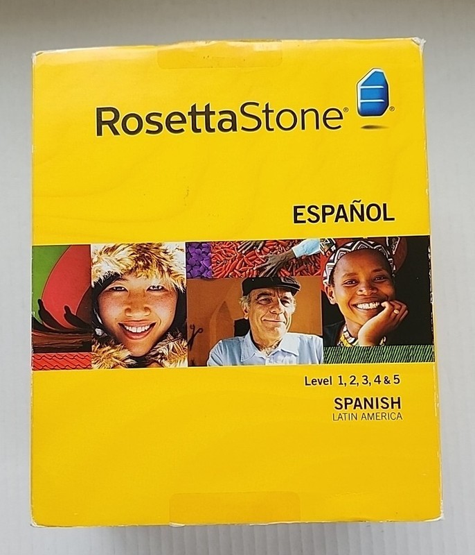 Rosetta Stone Spanish Espanol Level 1-5 / Personal Edition V3 / PC Windows/ Mac