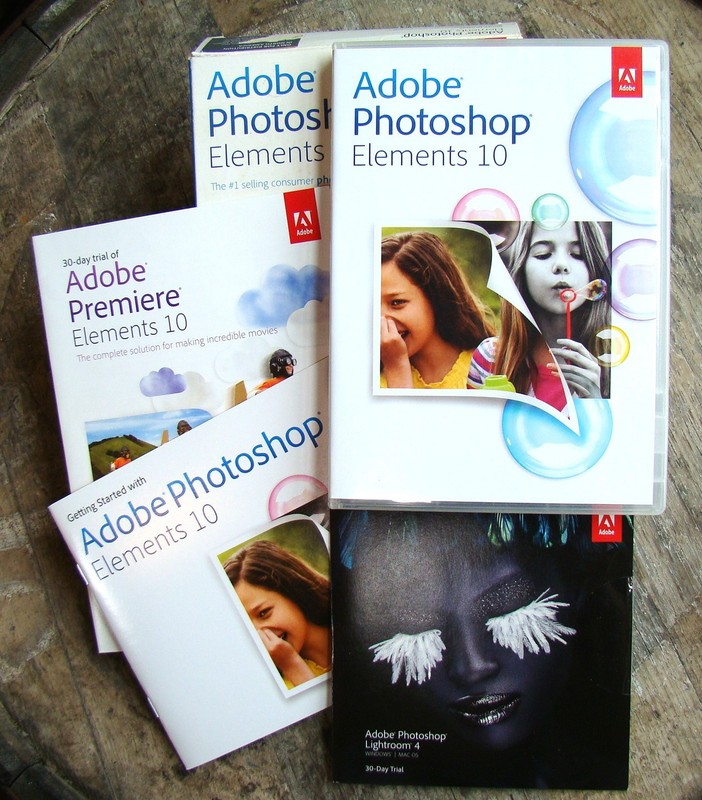 Photoshop Elements 10 ~3 Software CDs 2011~ w Serial # 🫧