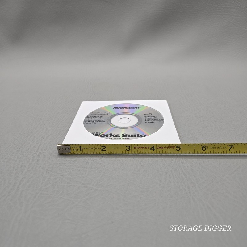 Vintage Set of 3 PC Software Microsoft Works Suite 2001 Set Up Discs 1 , 2 , 3 gallery