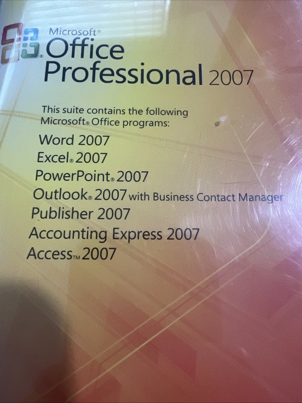 Microsoft Office Professional 2007 Word, Excel, Powerpoint, Outlook-Product Key gallery