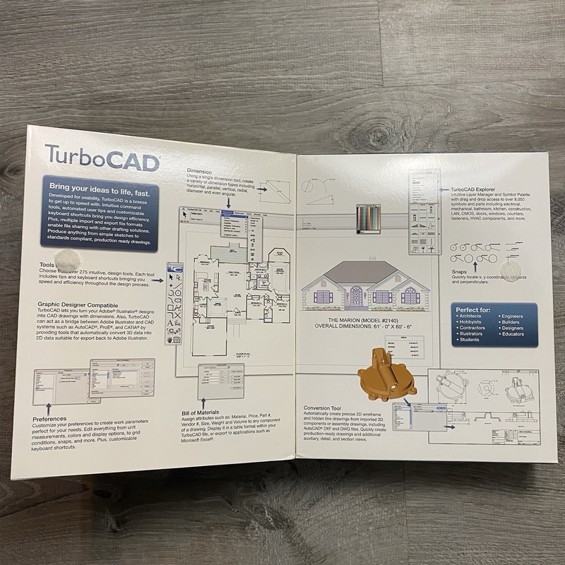 TurboCAD 2005 For Mac W/ Serial Code Powerful 2D Drafting & Design 🔥🔥🔥 gallery