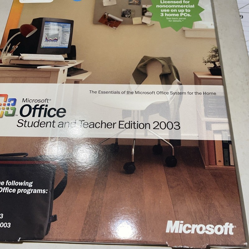 Microsoft Office 2003 Student and Teacher Edition (Retail) (3 User/s) – Full…