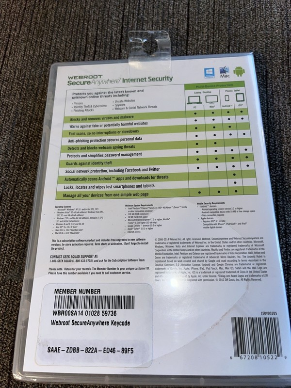 Webroot SecureAnywhere Internet Security - Full Version for Windows & Mac... gallery