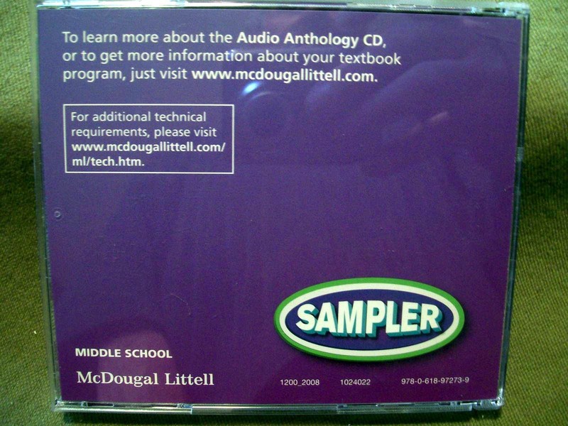 McDougal Littell Middle School Audio Anthology Sampler Audio Student Text CD gallery