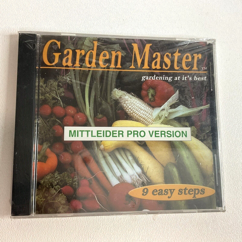 THE MITTLEIDER GARDEN MASTER Pro Version CD-ROM Gardening Manual *READ…