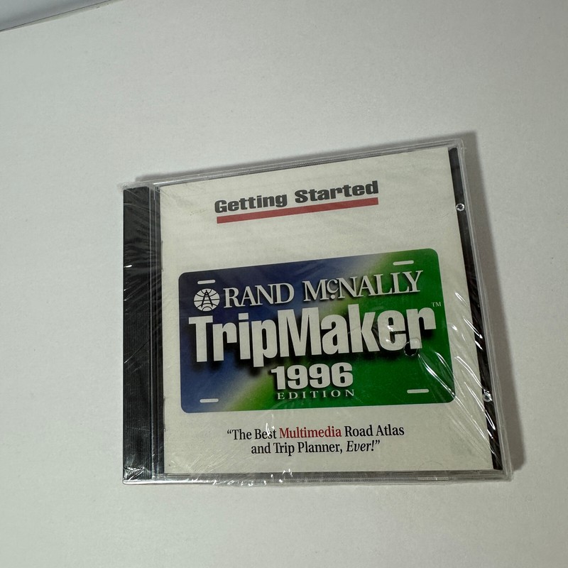 Rand McNally TripMaker 1996 CD-ROM Brand New Sealed gallery