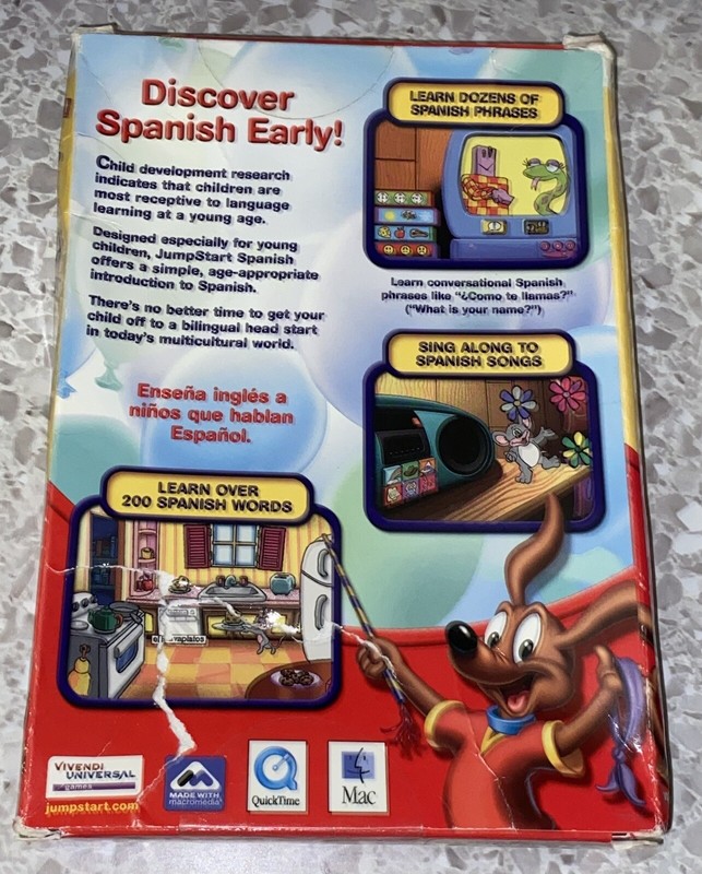 NEW & SEALED JumpStart Spanish Language Learning Software Windows PC Mac gallery