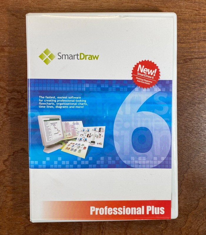 SMART DRAW 6 PROFESSIONAL PLUS Windows 95/98/2000/XP PC