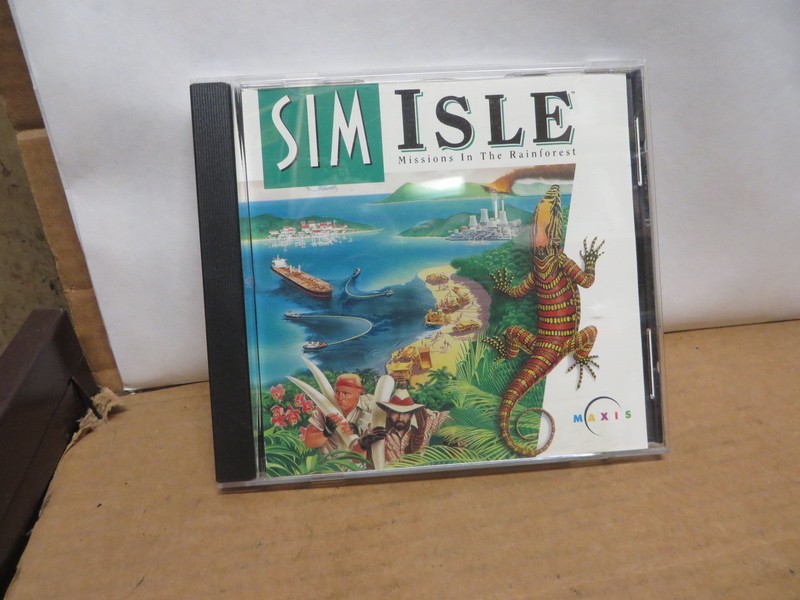CD ROM VINTAGE 1990’s SOFTWARE ” SIM ISLE “