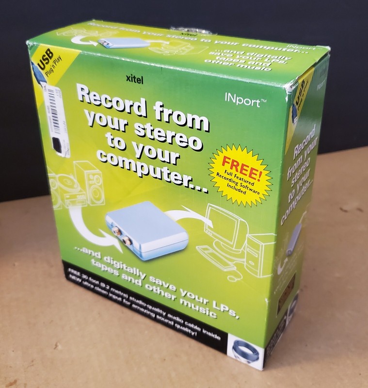 XITEL Inport Record From Your STEREO TO YOUR COMPUTER