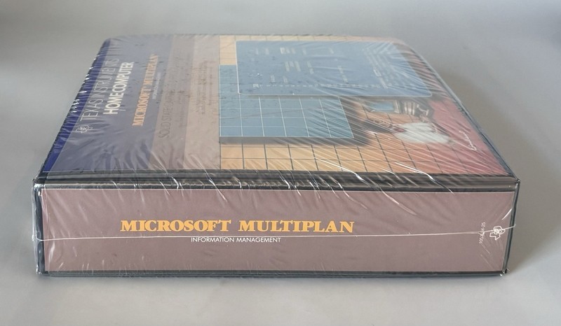 Texas Instruments TI-99/4A Microsoft Multiplan Set 1053635-25 — New Sealed gallery
