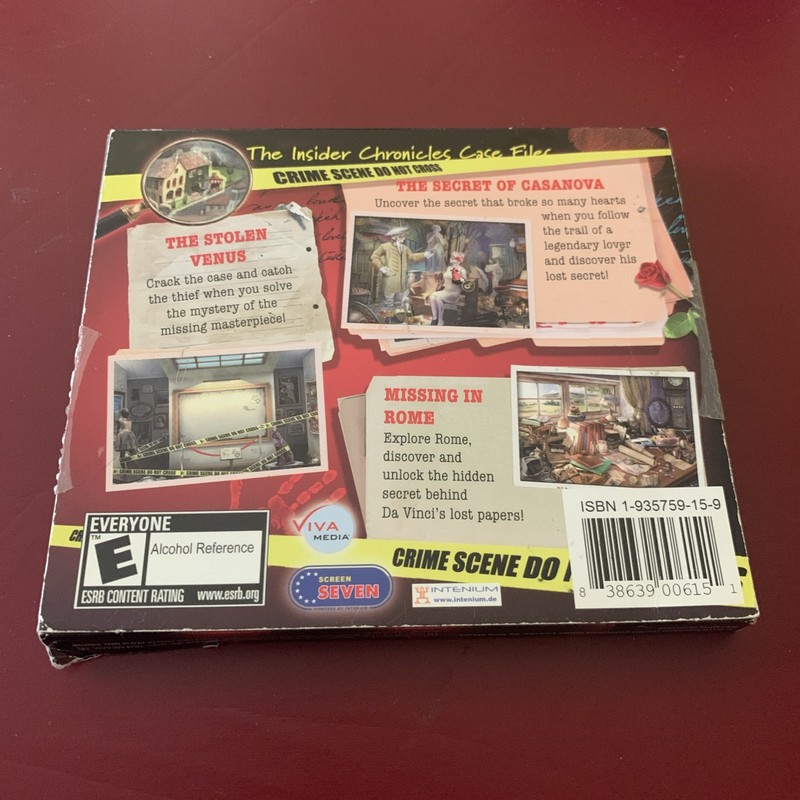 INSIDER CHRONICLES - 3 PACK OF PC CD ROM GAMES gallery