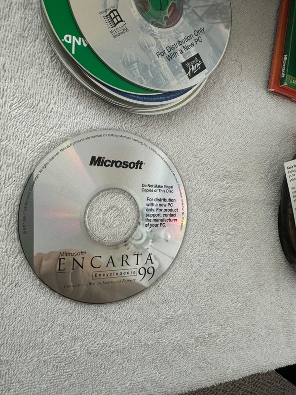 Microsoft Encarta Encyclopedia 99 CD-ROM – PRODUCT KEY NOT INCLUDED!!
