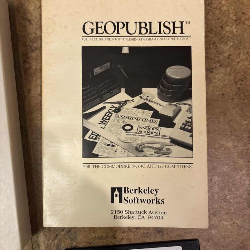 GEOS Graphic Environment Operating System (Commodore 64 / 128) Berkley Softworks gallery