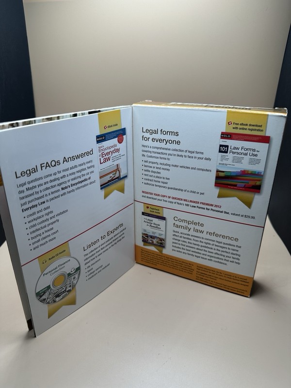 NOLO Quicken Estate Planning Software (Windows XP SP2/Vista/7) 2012 gallery